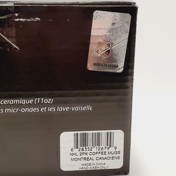 NHL Montreal Canadiens Coffee Mug Set of 2 - Picture 4 of 6